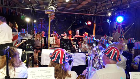 Bretforton Silver Band playing at their Proms concert